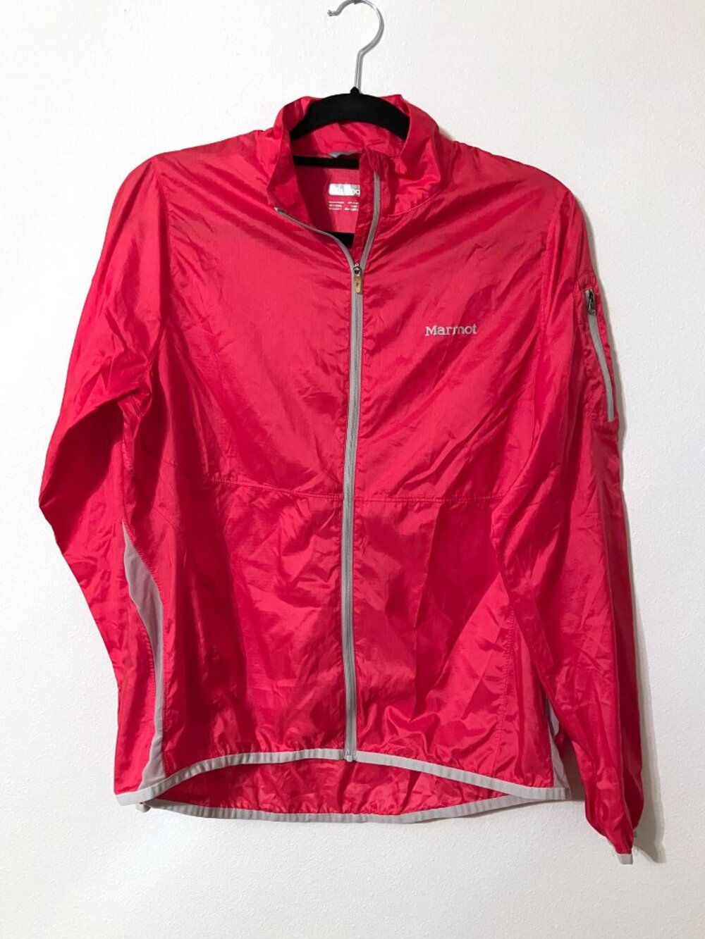 Marmot Lightweight Windbreaker Jacket | Pink/Coral | Size Medium